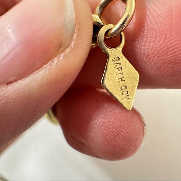 Vintage Sarah Coventry Gold Tone Extra Long Chain Necklace Womens Costume - Picture 5 of 7